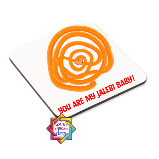 YOU ARE MY JALEBI BABY COASTER OR MAGNET | VALENTINES DAY