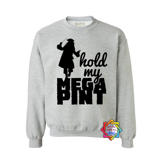 HOLD MY MEGA PINT | JOHNNY DEPP HOODIE/SWEATER | UNISEX