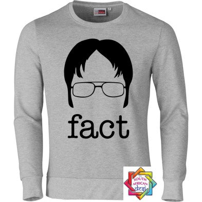 FACT (DWIGHT SCHRUTE) (THE OFFICE INSPIRED) HOODIE/SWEATER | UNISEX