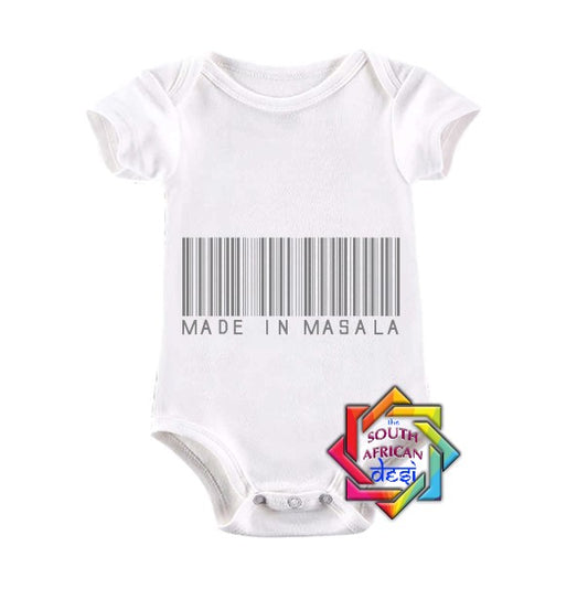MADE IN MASALA BABY VEST/ONESIE