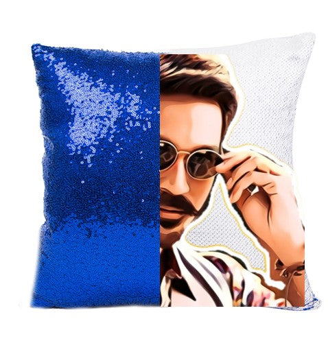 Dhanush Pop Art Sequenced Scatter Cushion