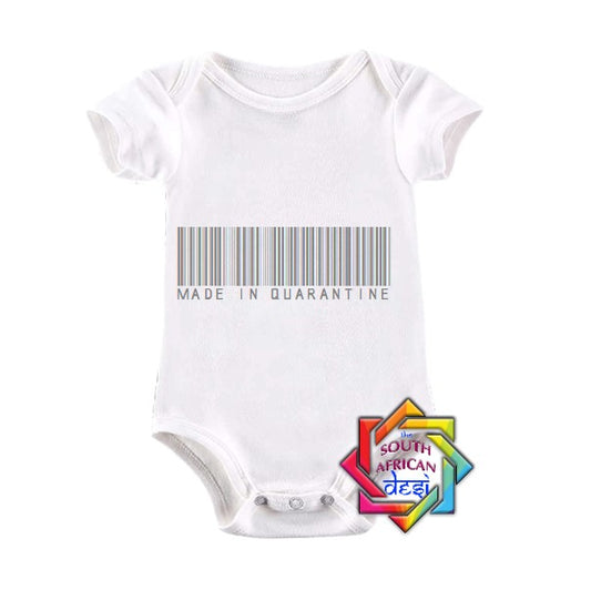 MADE IN QUARANTINE BABY VEST/ONESIE