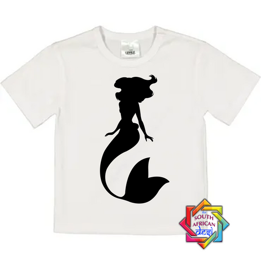 Ariel, Little Mermaid Kids T-shirt | Personalize (Add Name at the back)