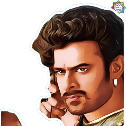 Bahubali Pop Art Sequenced Scatter Cushion