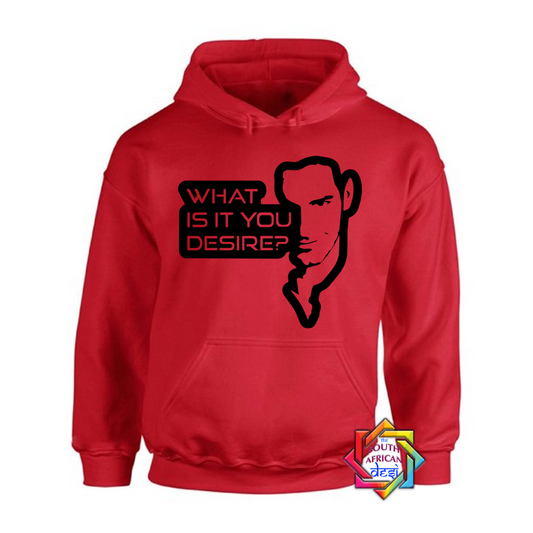 WHAT IS IT YOU DESIRE? | LUCIFER INSPIRED HOODIE/SWEATER | UNISEX