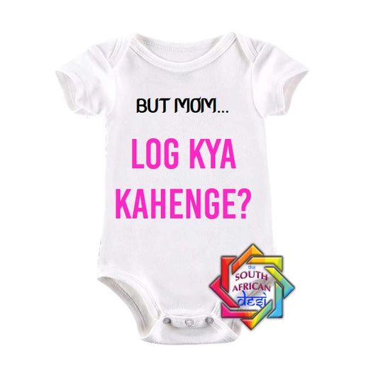 BUT MUM LOG KYA KAHENGE BABY VEST/ONESIE