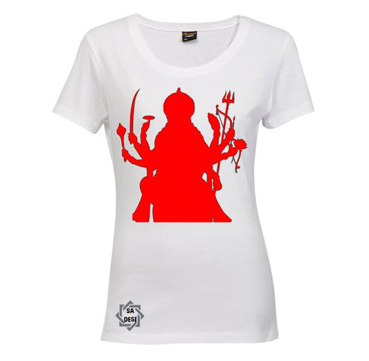 Durga Maa Silhouette T-shirt