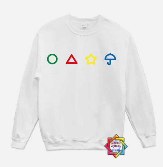 SYMBOLS | SQUID GAMES INSPIRED HOODIE/SWEATER | UNISEX