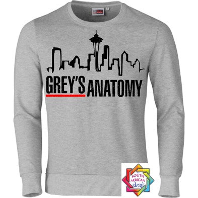 GREY'S ANATOMY SKYLINE HOODIE/SWEATER | UNISEX