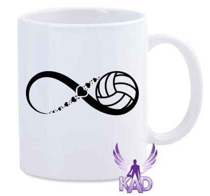INFINITY VOLLEYBALL LOVE MUG