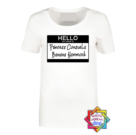 PRINCESS CONSUELA BANANA HAMMOCK | FRIENDS INSPIRED T SHIRT