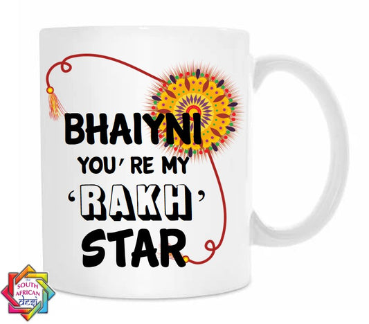 Bhaiyni You're My Rakh Star Mug | Raksha Bandhan Gift