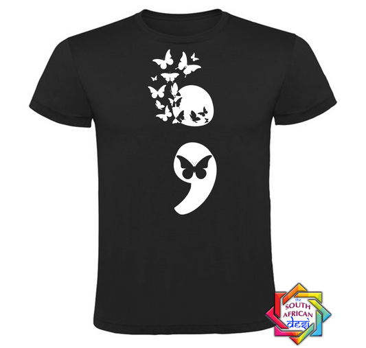 SEMI-COLON | MENTAL HEALTH T SHIRT