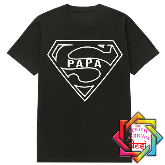 SUPER PAPA T SHIRT / FATHERS DAY