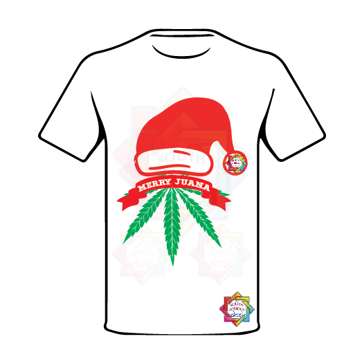 MERRY JUANA CHRISTMAS T-SHIRT FUNKY