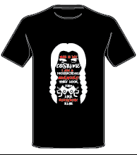 WEDNESDAY INSPIRED THIS IS MY COSTUME I AM A HOMICIDAL MANIAC ....T SHIRT
