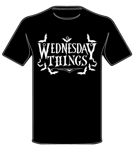 WEDNESDAY INSPIRED WEDNESDAY THINGS T SHIRT