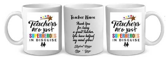 02 superhero TEACHER MUG