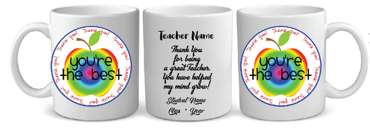 03 YOU ARE THE BEST TEACHER  MUG