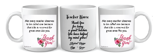 04 DESERVING TEACHER  MUG