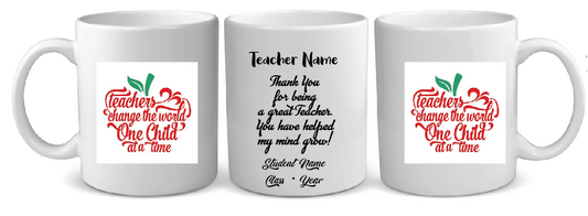 10 ONE CHILD AT A TIME TEACHER MUG