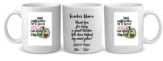 13 THE INFLUENCE OF A GOOD TEACHER  MUG
