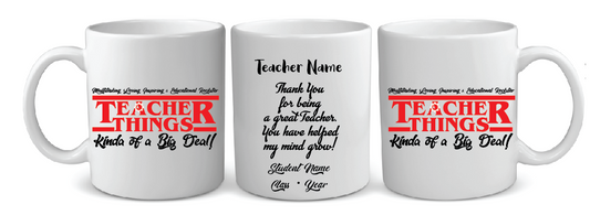 19 TEACHER THINGS  MUG