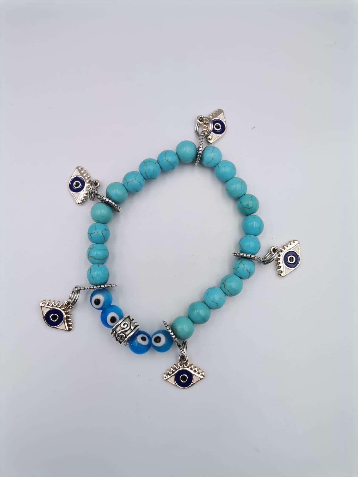 Evil Eye Bracelet (Blue) – The South African Desi